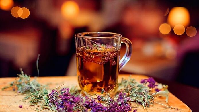 Drinking thyme tea helps to increase male dignity