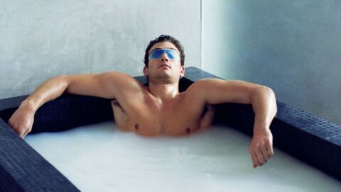 Soda bath for penis enlargement