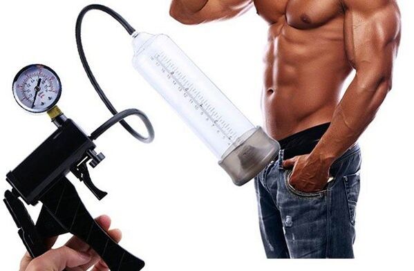 The vacuum pump will help temporarily increase the size of the penis